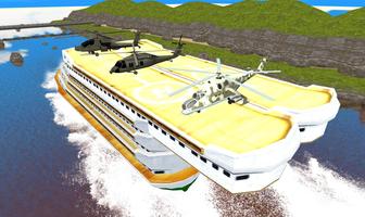 Симулятор корабля 2017 - Корабль Вождение Игры 3D скриншот 3