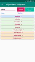 English verb conjugation پوسٹر