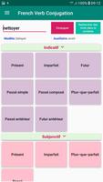 Français verbe conjugaison capture d'écran 1