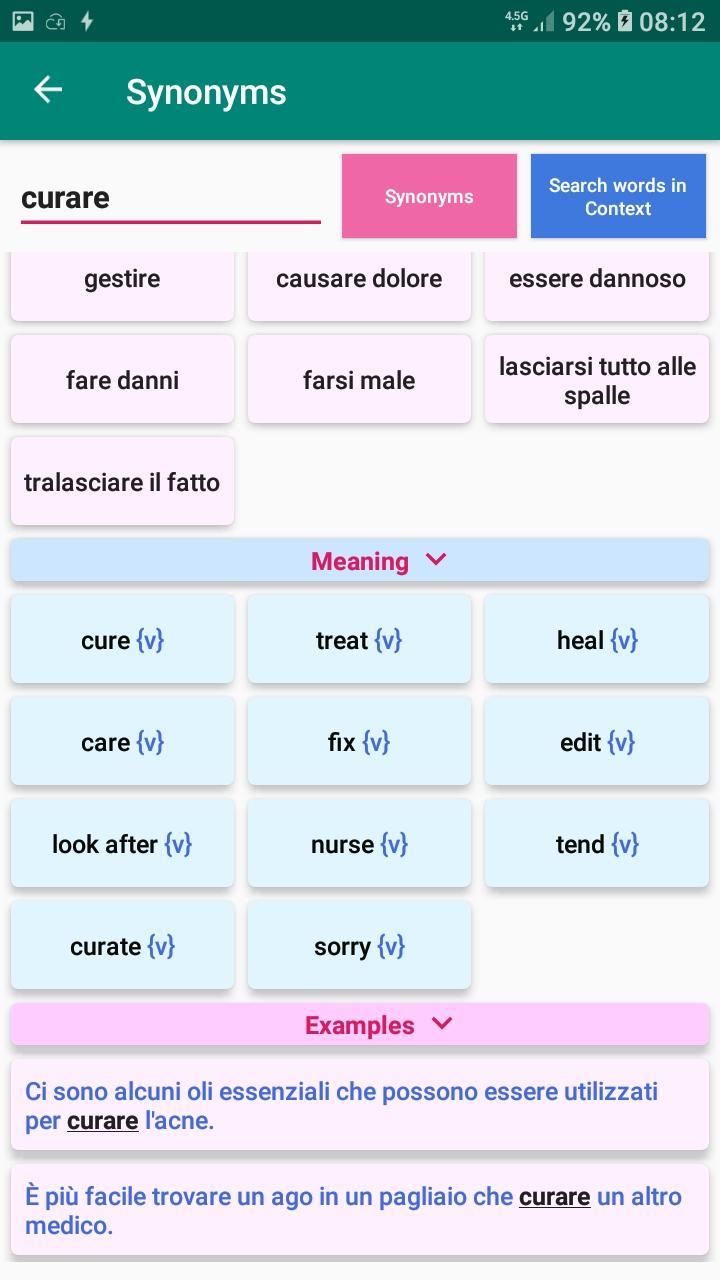 Italian Verb Conjugation for Android - APK Download