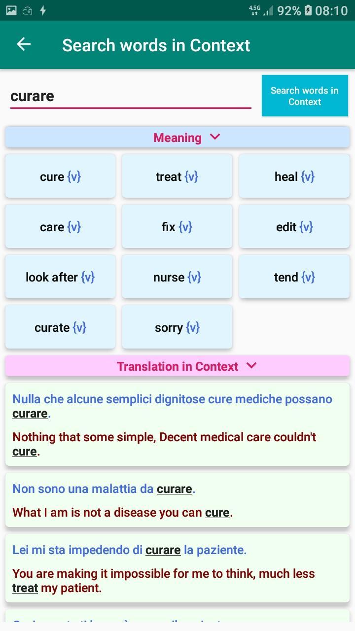 Italian Verb Conjugation for Android - APK Download