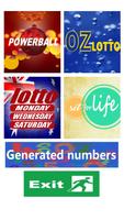 Australia Lotto Number Generat Affiche