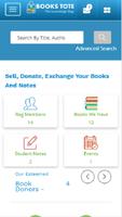 BooksTote - The Knowledge Bag. Donate your Books. Plakat