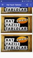 Hat Yazılı Tablolar ภาพหน้าจอ 1