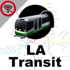 Los Angeles LA Bus Metro Rail ícone