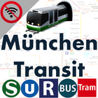 Munich Bahn Bus Tram times أيقونة