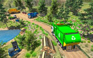 Garbage truck driver truck sim Affiche