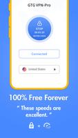 GTG VPN Pro-Fast Free VPN تصوير الشاشة 1