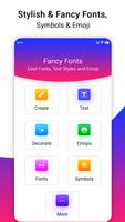 Stylish Fonts -  Symbols & Cool Font Generator постер