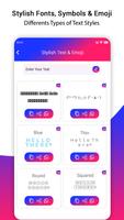 Stylish Fonts -  Symbols & Cool Font Generator скриншот 2