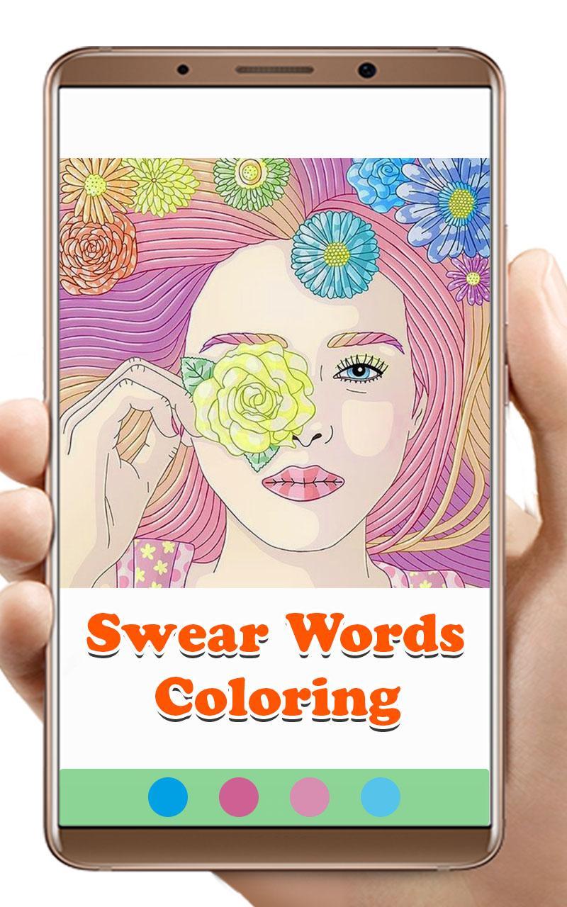 Color By Number Swear Words Coloring Book Of Adult For Android Apk Download