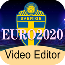 UEFA EURO 2020 & Go Sweden Video Maker aplikacja