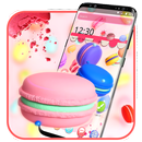 Thème Macaron Doux Rose APK