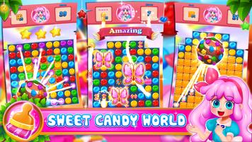 Match 3 Game Sweet Candy World ảnh chụp màn hình 3