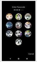 Husky Puppy HD Free PIN Lock screen Passcode Ekran Görüntüsü 1