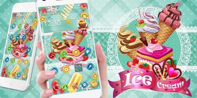 Tema Doce De Sorvete imagem de tela 3