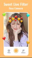 Sweet Live Filter Camera الملصق