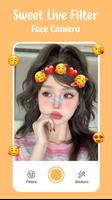 Sweet Live Filter Camera تصوير الشاشة 1