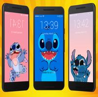 Stitch Wallpaper Lilo Cute theme Lock Screen 截图 2