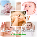 Sweet Baby Face Stickers - Cute Baby Stickers Wa