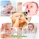 Sweet Baby Face Stickers - Cute Baby Stickers Wa APK