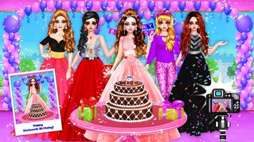 행복한 달콤한 16 생일 : 소녀들을위한 게임 포스터