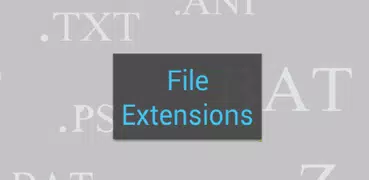 File extensions
