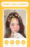 Sweet Face Camera Live Filters الملصق