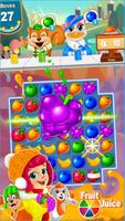 Sweet Fruit Juice: Match 3 Puzzle World Games الملصق