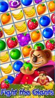 Sweet Fruit Juice: Match 3 Puzzle World Games تصوير الشاشة 1