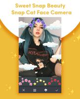 Sweet Snap Beauty - Snap Cat Face Camera Poster