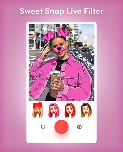Sweet Snap Live Filter Snap Cat Face Camera For Android Apk Download