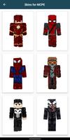 Superhero Skins for Minecraft Plakat