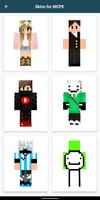 Youtuber Skins for Minecraft ภาพหน้าจอ 1