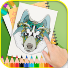 Geometeric Animal Coloringbook icon