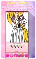 Cute Princess Coloring Book imagem de tela 2