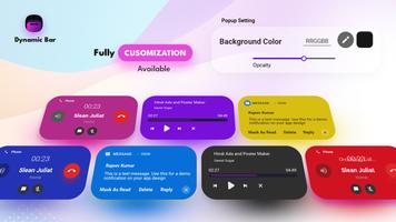 Dynamic Island : dynamicBar स्क्रीनशॉट 1