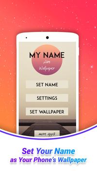 Android 用の 私の名前のライブ壁紙 Apk をダウンロード