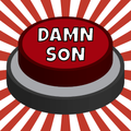 ”Damn Son Button