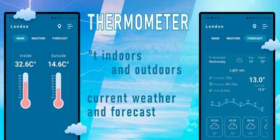 Indoor thermometer پوسٹر