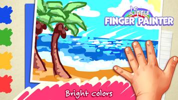 Finger paint: Baby coloring اسکرین شاٹ 1