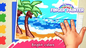 Finger paint: Baby coloring স্ক্রিনশট 1