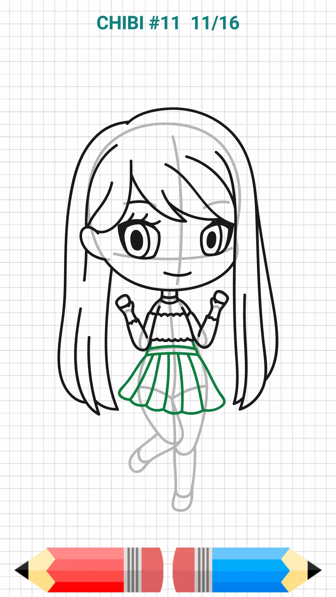 Download do APK de Como desenhar uma menina Chibi Kawaii para Android