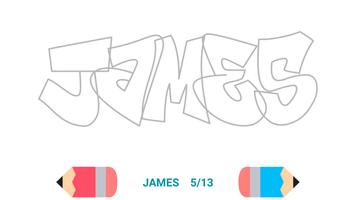 Draw Graffiti - Name Creator screenshot 1