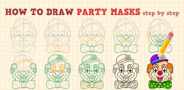 How to Draw Party Masks