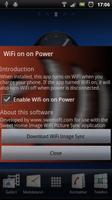 Poster WiFi on on AC Power