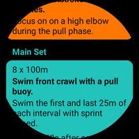 Swim Coach - Companion App स्क्रीनशॉट 2