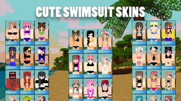 Swimsuit Skins for Minecraft poster