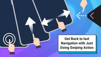 Swipe Back Navigation Gesture ポスター