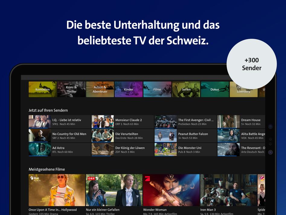 Swisscom blue TV für Android - APK herunterladen
